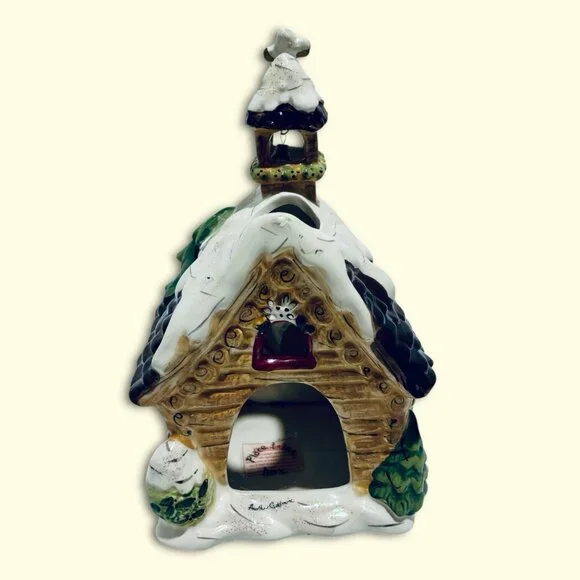 Blue Sky Clayworks Vintage Little Church of the Woods 10" Heather Goldminc RARE! - Picture 5 of 10